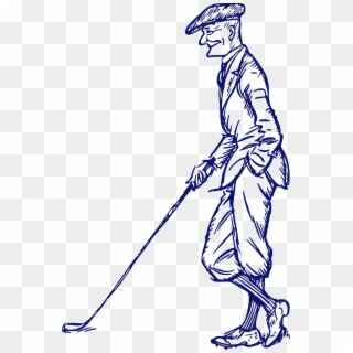 Golf Clipart Old Man - Golf, HD Png Download