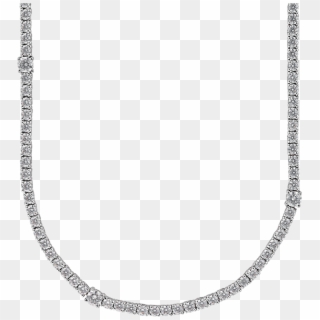 Banner Royalty Free Stock Madeleine Solitaire Necklace - Box Chain Necklace, HD Png Download