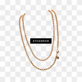 Nikki Lissoni 'medium Link Belcher' 90cm Silver Plated - Necklace, HD Png Download