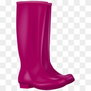 Pink Rubber Boots Png Clipart Image - Rubber Boots Png, Transparent Png