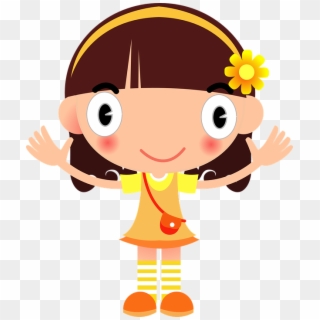 Child Girl Png Clipart - Girl Cartoon Png Free, Transparent Png