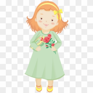 Фото, Автор Missis - Birthday Girl Cartoon Character, HD Png Download