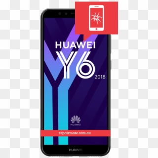 This Repair Apples For Huawei Y6 Device That Has Cracked, - Huawei Y6 2018, HD Png Download