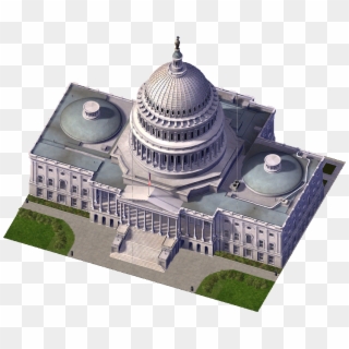 834 X 674 1 - Simcity 4 Capitol Building, HD Png Download