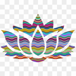 This Free Icons Png Design Of Prismatic Waves Lotus, Transparent Png