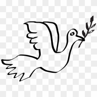 13 Best Photos Of Peace Symbols Dove Clipart - Clip Art, HD Png Download