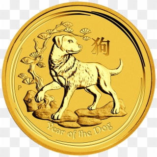 2018 Australian Lunar Dog 1oz Gold Coin, HD Png Download
