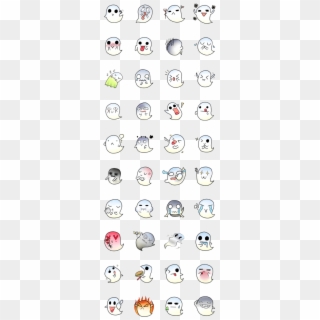 The Cute Ghost - Free Printable Kawaii Cat Stickers, HD Png Download