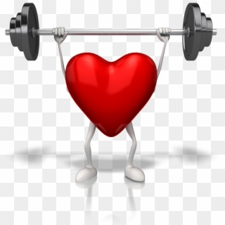 Heart Lifting Weights Transparent, HD Png Download