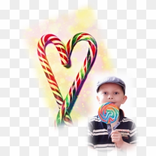 Candy-cane - اعراض السكر عند الأطفال, HD Png Download