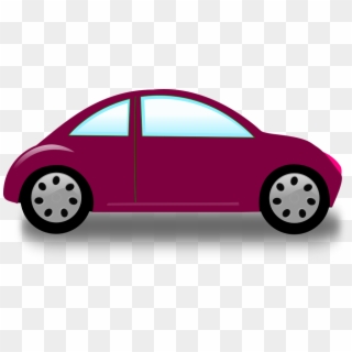 Mobil Cartoon Png - Purple Car Clipart, Transparent Png