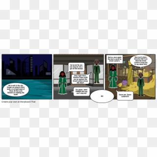 Green Lantern Comic - Cartoon, HD Png Download