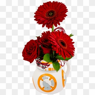Star Wars Bb-8 Flower Mug - Barberton Daisy, HD Png Download