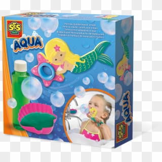 Mermaid Bubble Blower In Bath - Es Ses 13021 Aqua Mermaid Bubble Blower In Bath, HD Png Download