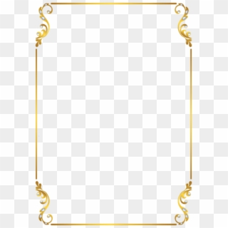 ##square #gold #golden #frame #border #squareframe - Gold Border Frame Png, Transparent Png