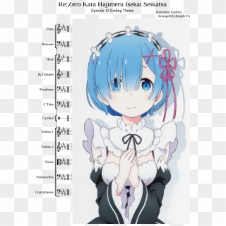 Requiem Of Silence Orchestra - Re Zero Rem Porno, HD Png Download