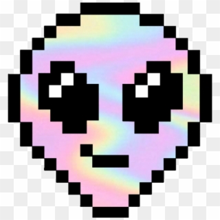 Alien Clipart Rainbow - Koro Sensei Pixel Art, HD Png Download