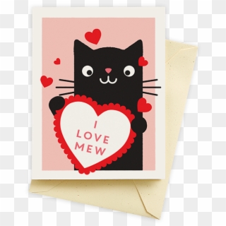 I Love Mew - Greeting Card, HD Png Download