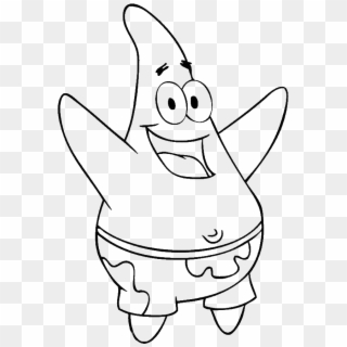 Online Coloring Tool - Coloring Pages Patrick Star, HD Png Download