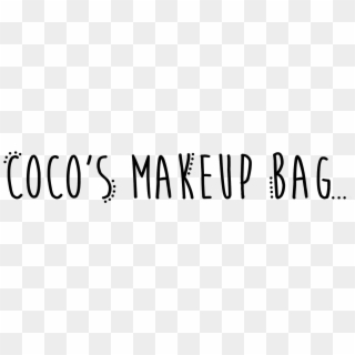 Coco's Makeup Bag - Calligraphy, HD Png Download
