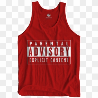 Buy This Graphic Parental Advisory Tank Top At 46% - Parental Advisory, HD Png Download