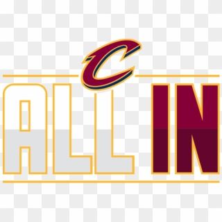 Cleveland Cavaliers Transparent Png - All In Cavs Logo, Png Download