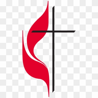 Cross And Flame - United Methodist Logo, HD Png Download