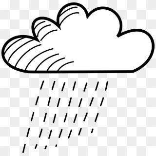 This Free Icons Png Design Of Rainy Stick Figure Cloud, Transparent Png