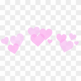 Heart Crown Filter Snapchat Cute - Kawaii Transparent Tumblr Stickers, HD Png Download