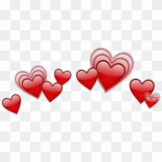 Heart Hearts Crown Emoji Emojis Red Rh Picsart Com - Heart Crown Emoji Png, Transparent Png