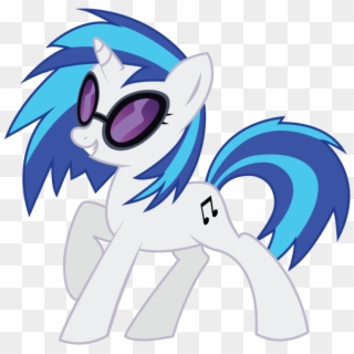Posted Image - Mlp Vinyl Scratch Red Eyes, HD Png Download