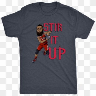 Banner Black And White Stock James Harden Stir It Up - Shirt, HD Png Download