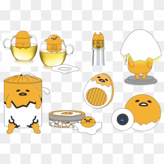 I Designed This Collection Of Gudetama Items For Specialty - Cartoon, HD Png Download