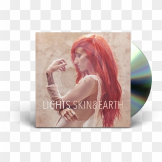 Click For Larger Image - Lights Skin And Earth Album Cover, HD Png Download