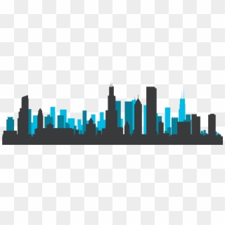 Chicago Skyline Silhouette - Chicago Skyline Silhouette Free Download, HD Png Download