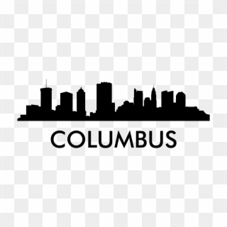 Columbus Skyline Outline, HD Png Download