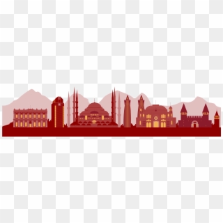 File - Istanbul Skyline - Svg - Istanbul Png, Transparent Png