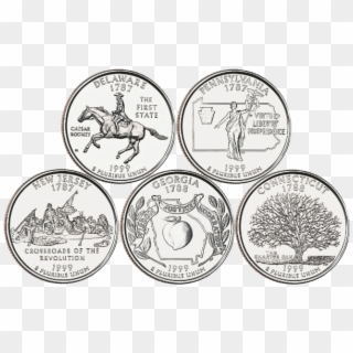 1999p State Quarters - Quarters State, HD Png Download