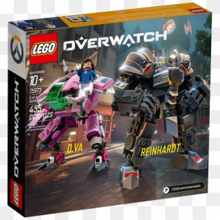 You Will Earn 6 Reward Points By Buying This Product - Lego Reinhardt And Dva, HD Png Download