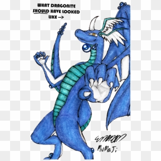 Dragonite Redesign - Cartoon, HD Png Download