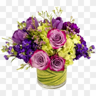 Shades Of Purple Bouquet - Floribunda, HD Png Download