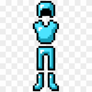 minecraft pixel art diamond armor