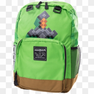 1 Of - Green Minecraft Backpack, HD Png Download