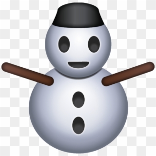 Snowman Emoji Png - ☃ Emoji, Transparent Png