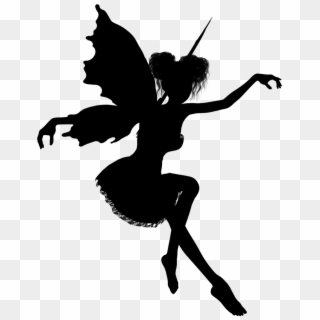 Siluetas De Hadas - Flying Fairy Silhouette, HD Png Download