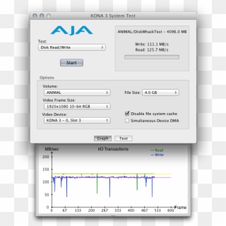 Atto For Aja System Test, HD Png Download