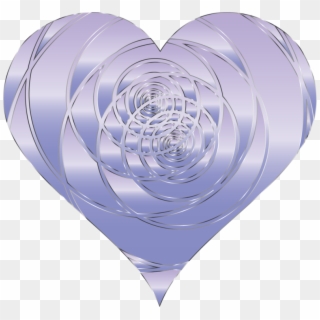Purple Heart Violet Sticker Blue - Heart, HD Png Download