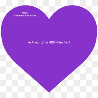 Donor Image - Purple Heart No Background, HD Png Download