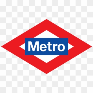 File - Metromadridlogo - Svg - Madrid Metro, HD Png Download