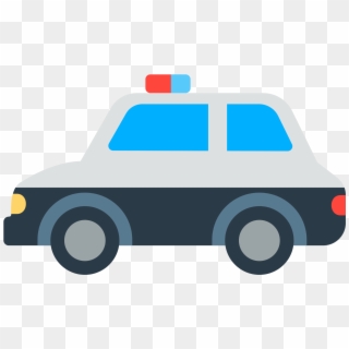 Coche Policia Emoji - Police Car, HD Png Download